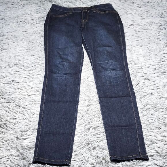 Fashion Nova Skinny Jeans Womens Size 5 26x30 Dark Wash‎ Stretch Denim Made USA - Picture 1 of 12